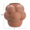 Hello Honey® 8" Terra Cotta Raised Dots Ceramic Vase